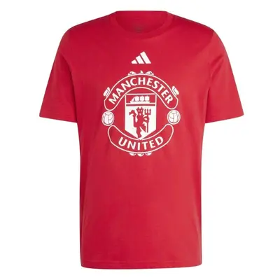 adidas MANCHESTER UNITED FC DNA TEE Pánské triko, červená, velikost