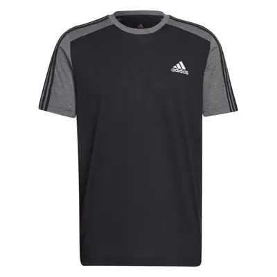 adidas MELANGE TEE Pánské tričko, černá, velikost