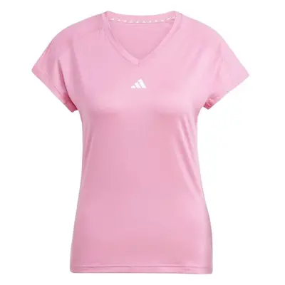 adidas TRAIN ESSENTIALS TEE Dámské tréninkové tričko, růžová, velikost