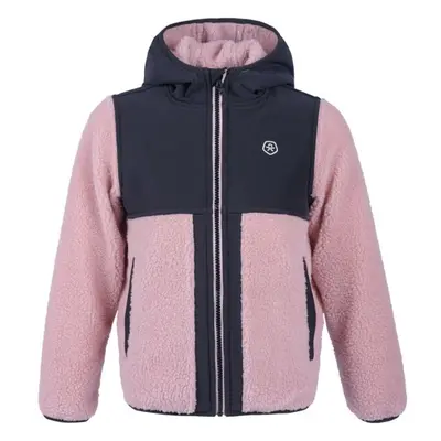 COLOR KIDS TEDDY FLEECE JACKET Dětská flísová mikina, růžová, velikost