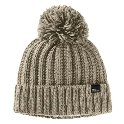 Jack Wolfskin HIGHLOFT KNIT BEANIE W Dámská zimní čepice, béžová, velikost