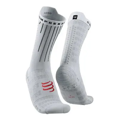 Compressport AERO SOCKS Cyklistické ponožky, šedá, velikost