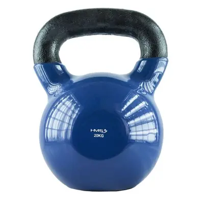 HMS 20KG KETTLEBELL Kettlebell pokrytý vinylem, modrá, velikost