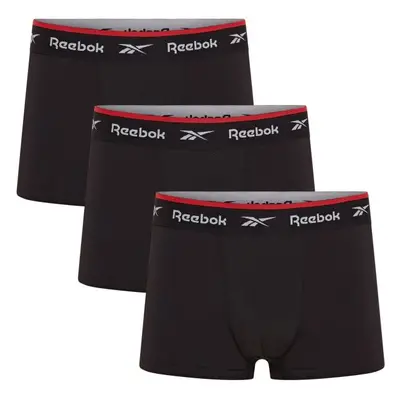 Reebok TRUNK REDGRAVE 3PK Pánské boxerky, černá, velikost