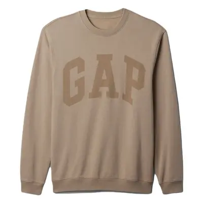 GAP TONAL LOGO Pánská mikina, hnědá, velikost