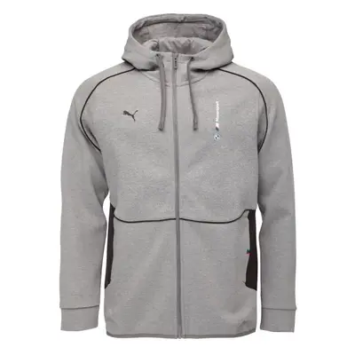 Puma BMW MOTORSPORT HOODED SWEAT Pánská mikina, šedá, velikost