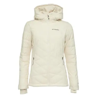 Columbia HEAVENLY HOODED JACKET Dámská zimní bunda, béžová, velikost