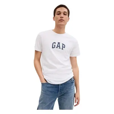 GAP LOGO Pánské tričko, bílá, velikost