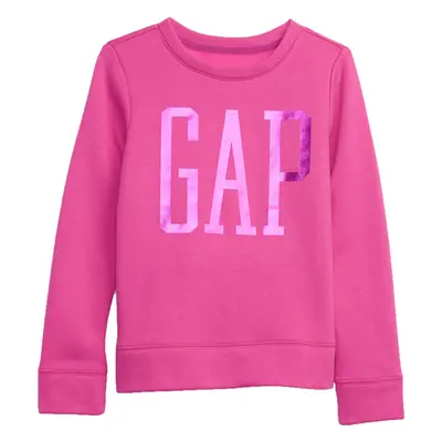 GAP LOGO CREW Dívčí mikina, růžová, velikost