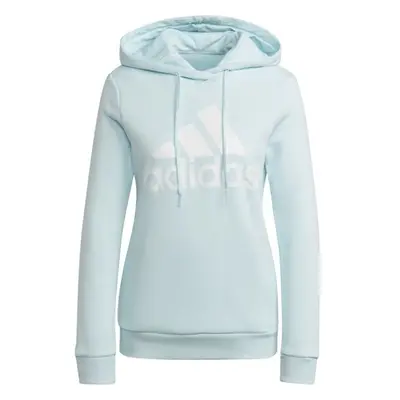 adidas BIG LOGO HOODIE Dámská mikina, světle modrá, velikost