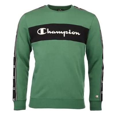 Champion AMERICAN TAPE CREWNECK SWEATSHIRT Pánská mikina, zelená, velikost