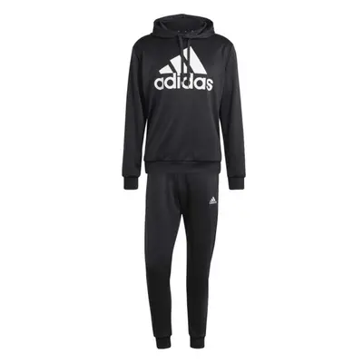 adidas SPORTSWEAR FRENCH TERRY HOODED TRACKSUIT Pánská tepláková souprava, černá, velikost