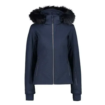 CMP WOMAN JACKET ZIP HOOD Dámská lyžařská bunda, tmavě modrá, velikost