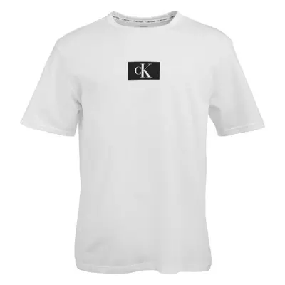 Calvin Klein ´96 GRAPHIC TEES-S/S CREW NECK Pánské tričko, bílá, velikost