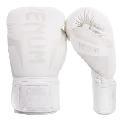 Venum ELITE BOXING GLOVES Boxerské rukavice, bílá, velikost