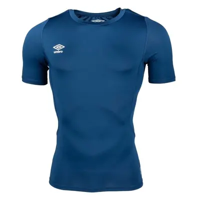 Umbro CORE SS CREW BASELAYER Pánské sportovní triko, tmavě modrá, velikost