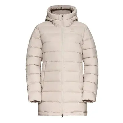 Odlo W ASCENTN-THERMIC HOODED JACKET INSULATED Dámský péřový kabát, béžová, velikost