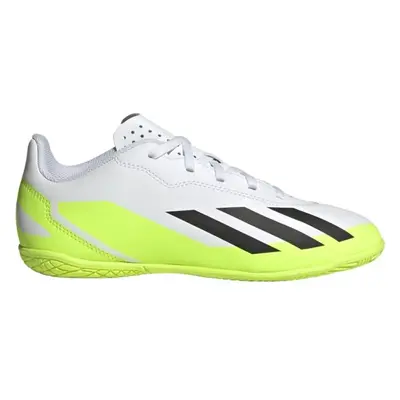 adidas X CRAZYFAST.4 IN J Dětské sálovky, bílá, velikost