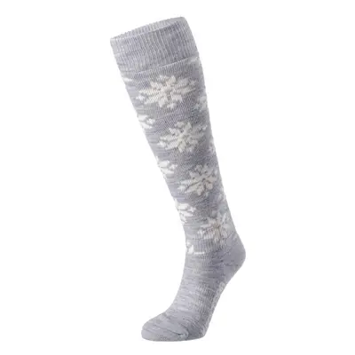 KARI TRAA ROSE WOOL SKI SOCKS Dámské lyžařské podkolenky, šedá, velikost