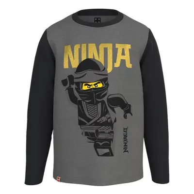 LEGO® kidswear T-SHIRT L/S Chlapecké tričko s dlouhým rukávem, tmavě šedá, velikost