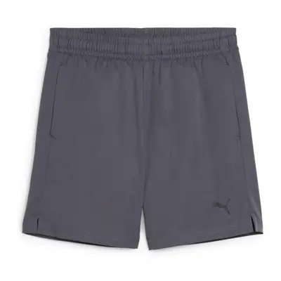 Puma TAD ESSENTIALS WOVEN SHORTS B Chlapecké sportovní trenýrky, šedá, velikost