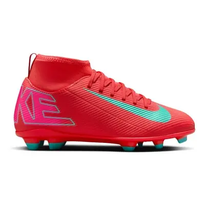 Nike JR SUPERFLY CLUB FG/MG Dětské kopačky, červená