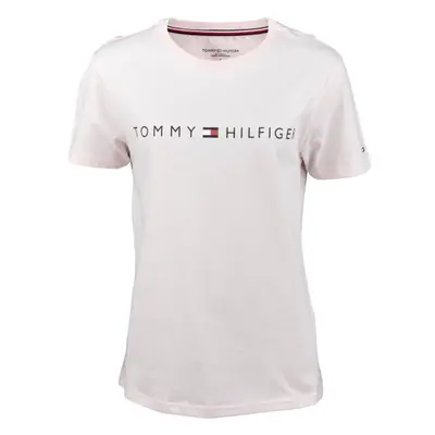 Tommy Hilfiger CN SS TEE LOGO Pánské tričko, růžová, velikost