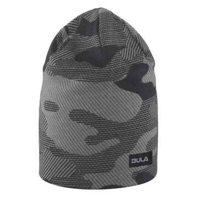 Bula CAMO PRINTED WOOL BEANIE Čepice, tmavě šedá, velikost