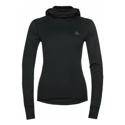 Odlo W BL TOP FACEMASK L/S ACTIVEWARM ECO Dámské funkční triko, černá, velikost