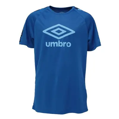 Umbro FORMATION GRAPHIC SLEEVE JERSEY- JNR Chlapecké sportovní triko, modrá, velikost