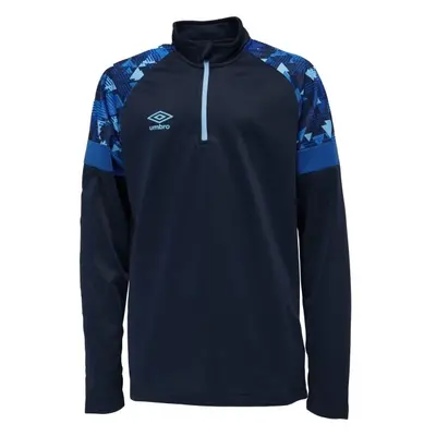 Umbro FORMATION QUARTER ZIP - JNR Dětská sportovní mikina, tmavě modrá, velikost