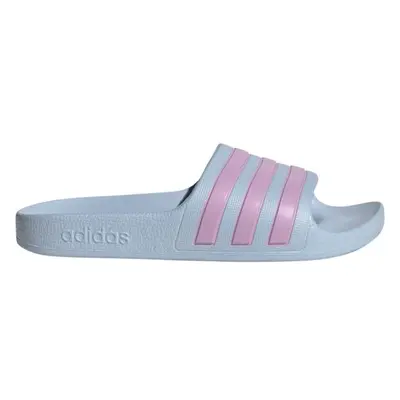 adidas ADILETTE AQUA K Dětské pantofle, světle modrá, velikost