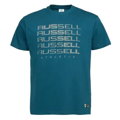 Russell Athletic T-SHIRT Pánské tričko, tyrkysová, velikost