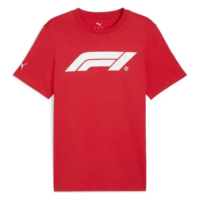 Puma F1 ESSENTIALS LOGO TEE Pánské triko, červená, velikost