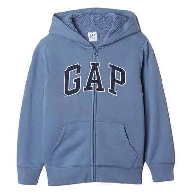 GAP V-OC COZY LOGO Chlapecká mikina, modrá, velikost