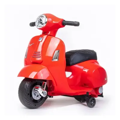 BABY MIX VESPA Dětská elektrická motorka, červená, velikost