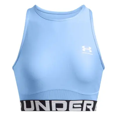 Under Armour HEATGEAR RIB Dámské tílko, světle modrá, velikost