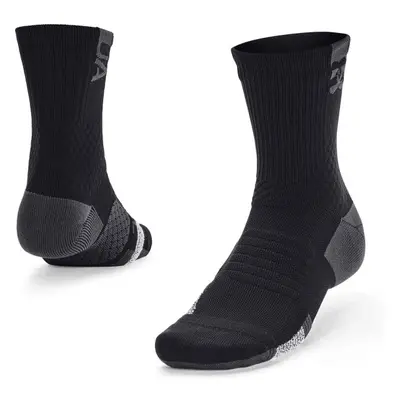 Under Armour ARMOURDRY PLAYMAKER 1PK MID Unisex ponožky, černá, velikost