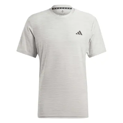 adidas TRAIN ESSENTIALS TEE Pánské sportovní tričko, šedá, velikost