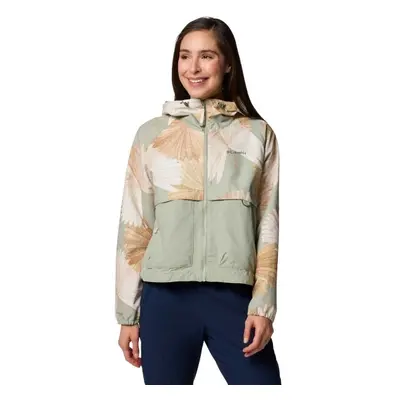 Columbia SPIRE VALLEY PRINTED WINDBREAKER Dámská bunda, světle zelená, velikost