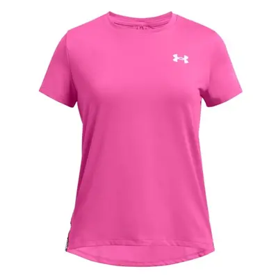 Under Armour KNOCKOUT TEE Dívčí triko, růžová, velikost