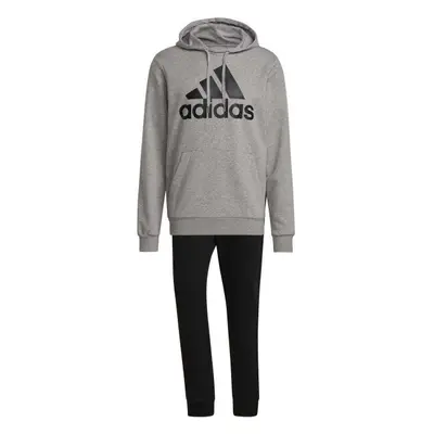 adidas ESSENTIALS Pánská tepláková souprava, šedá, velikost