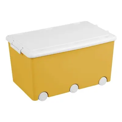 TEGA TOY BOX Box na hračky, žlutá, velikost