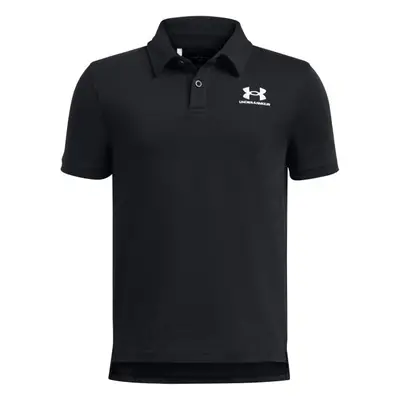 Under Armour ICON POLO Chlapecké triko, černá, velikost