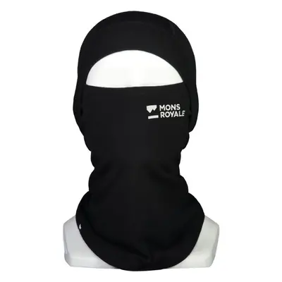 MONS ROYALE OLYMPUS BALACLAVA Unisex kukla z merino vlny, černá, velikost