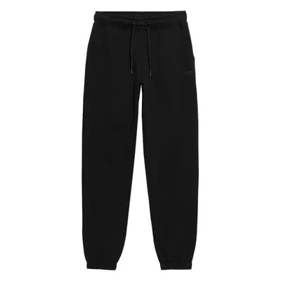 4F TROUSERS W Dámské tepláky, černá, velikost