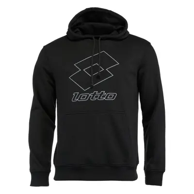 Lotto SMART IV HOODIE Pánská mikina, černá, velikost