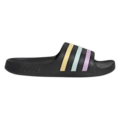 adidas ADILETTE AQUA K Dětské pantofle, černá, velikost