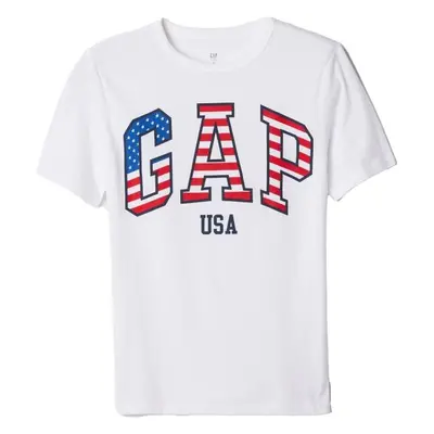 GAP USA Chlapecké tričko, bílá, velikost