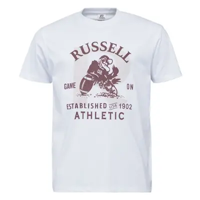 Russell Athletic T-SHIRT Pánské tričko, bílá, velikost